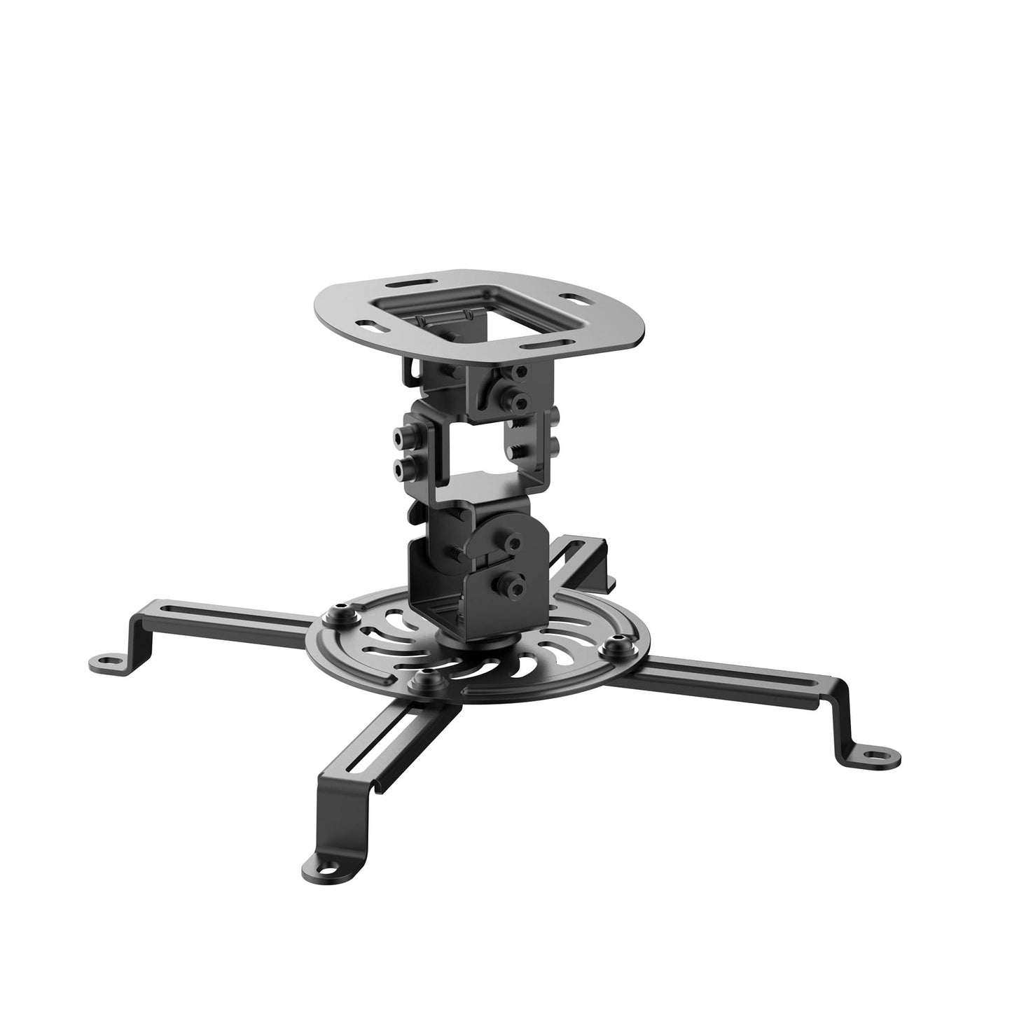 Projektora griestu stiprinājums conecto, noliecams +/-15°, grozāms 360°, rotējams 360°, griestu attālums 15cm, maksimālā slodze 13,5kg, universāls montāžas diapazons 5,4-32 cm, melns SA-CC50280-B