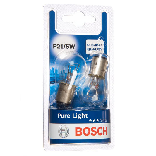 Bosch P21/5W Pure Light transportlukturi - 12 V 21/5 W BAY15d - 2 gabali