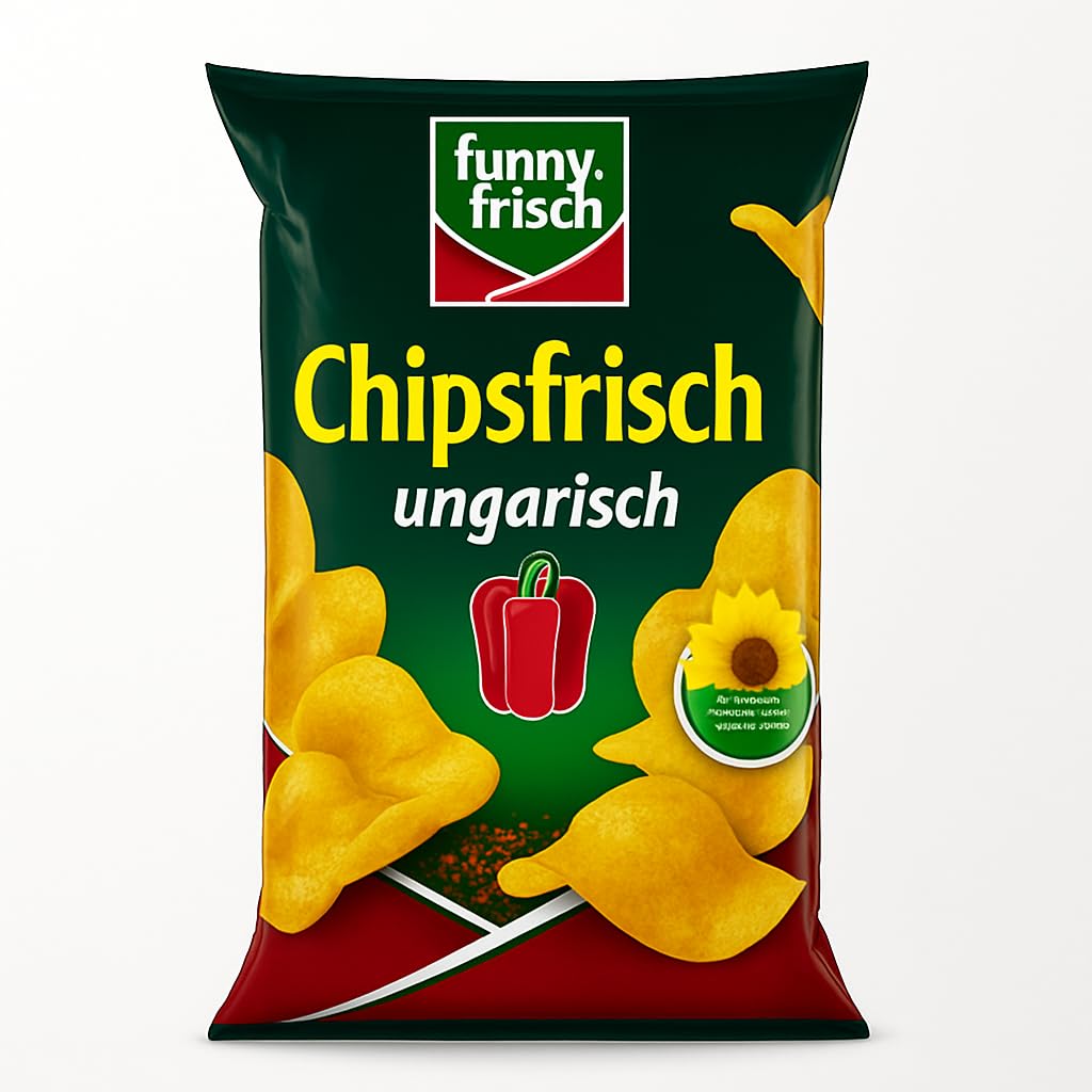 Čipsi Funny Frisch Chipsfrisch ungāru gaumē 150g