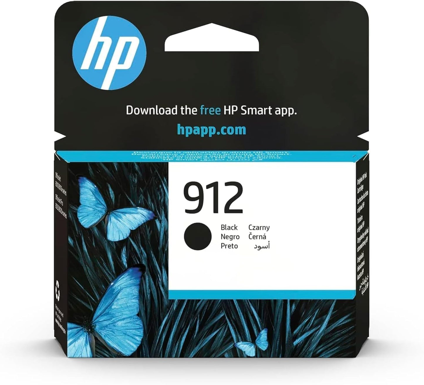 HP 912 (3YL80AE) melna oriģinālā printera kasetne - saderīga ar HP OfficeJet Pro 8010, 8020 sērijām, augsta kvalitāte.