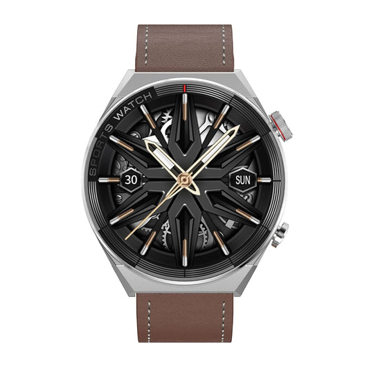 WATCHMARK viedpulkstenis Maverick - sudrabaini brūns, elegants dizains, ūdensizturīgs, moderns stils.