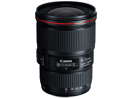 Canon EF 16-35mm F4L is USM EF objektīvs (77mm filtra vītne) melns