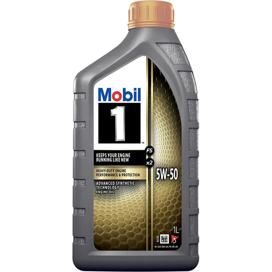 18. Mobil 1 FS X2 5W-50, 1L