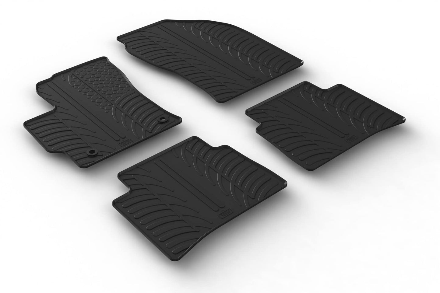 CarFashion 251144 Visu laiku A1, Šaltes paklājs A1, Auto paklāju komplekts melnā krāsā, 4 daļas, bez paklāju turētāja Fiesta, ražošanas gads 11/2004-09/2008