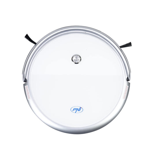 PNI Smart SafeHome Cleaner PTV35 - 30W WiFi robot vacuum with Tuya Smart app integration and automation features.