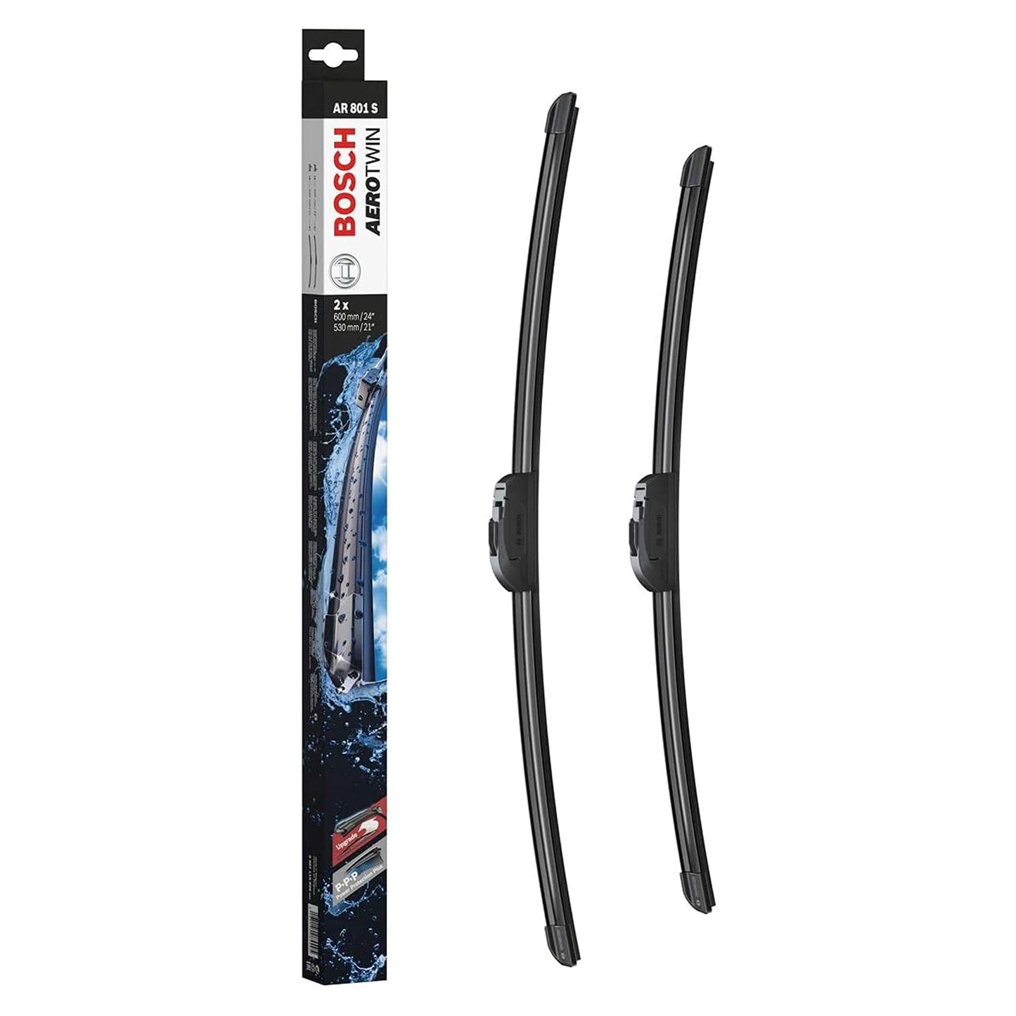 Vējstikla tīrītāju slotiņas Bosch Aerotwin AR801S, 600mm/530mm – komplekts