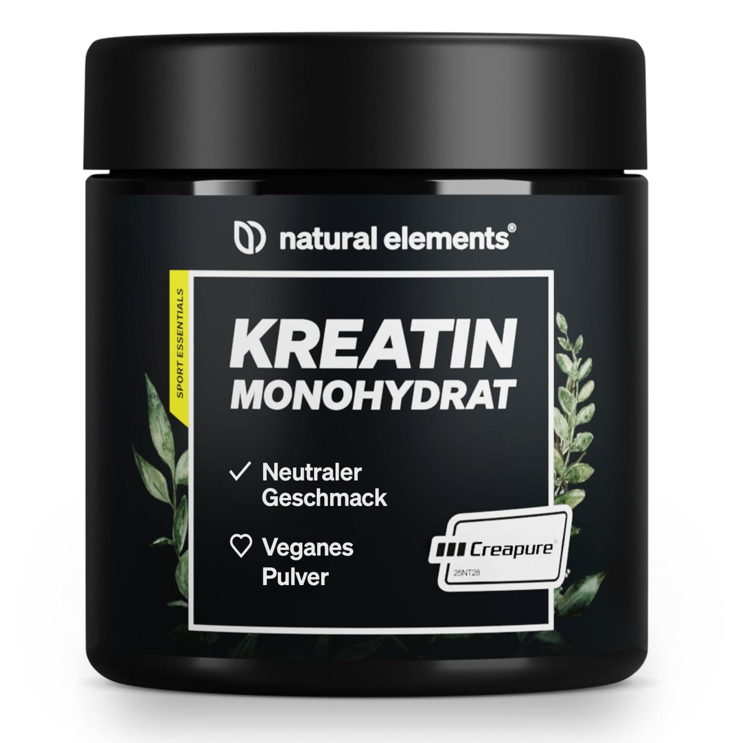 Kreatīna monohidrāts pulveris Creapure® – 147 porcijas (500g) – īpaši smalks, 200 Mesh, bez garšas un vegāns – tīrs mikronizēts kreatīna pulveris bez liekām piedevām
