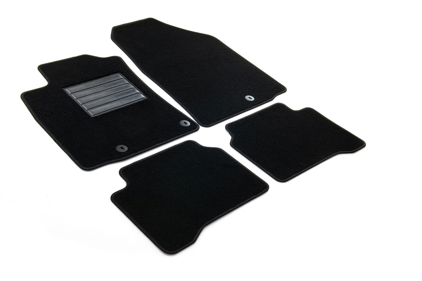 MDM SP-7443 paklāji Velūrs automašīnu paklājs piemērots Hyundai Ioniq Hybrid Plug-in Hybrid 2016>06.2022, melns