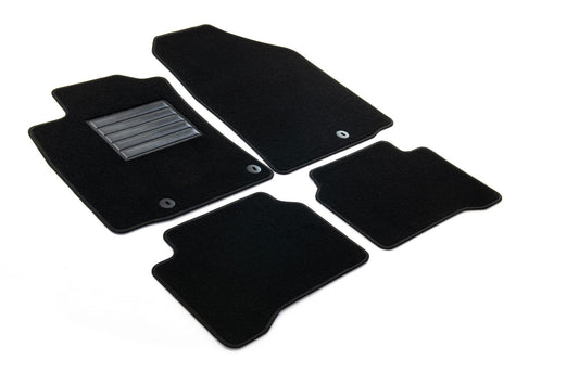 MDM SP-7443 paklāji Velūrs automašīnu paklājs piemērots Hyundai Ioniq Hybrid Plug-in Hybrid 2016>06.2022, melns