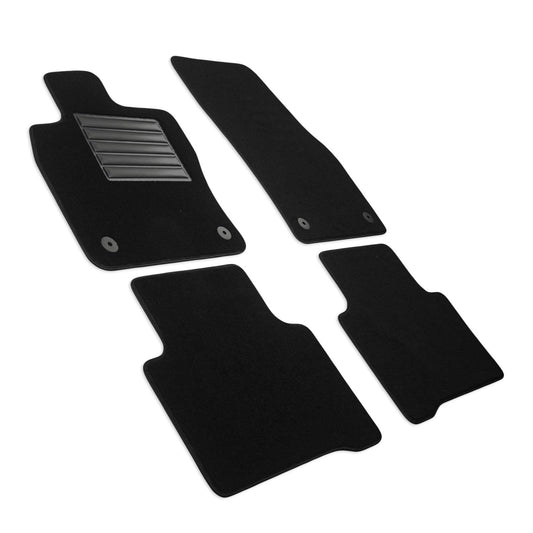 MDM SP-5112 paklāji Velūrs automašīnu paklājs piemērots Volkswagen Touran 09.2015>, melns