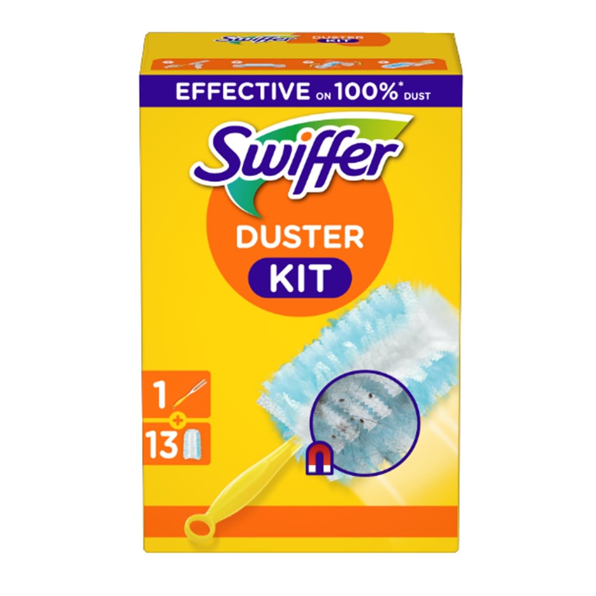 Putekļu tīrītājs Swiffer, sākuma komplekts + 13 salvetes