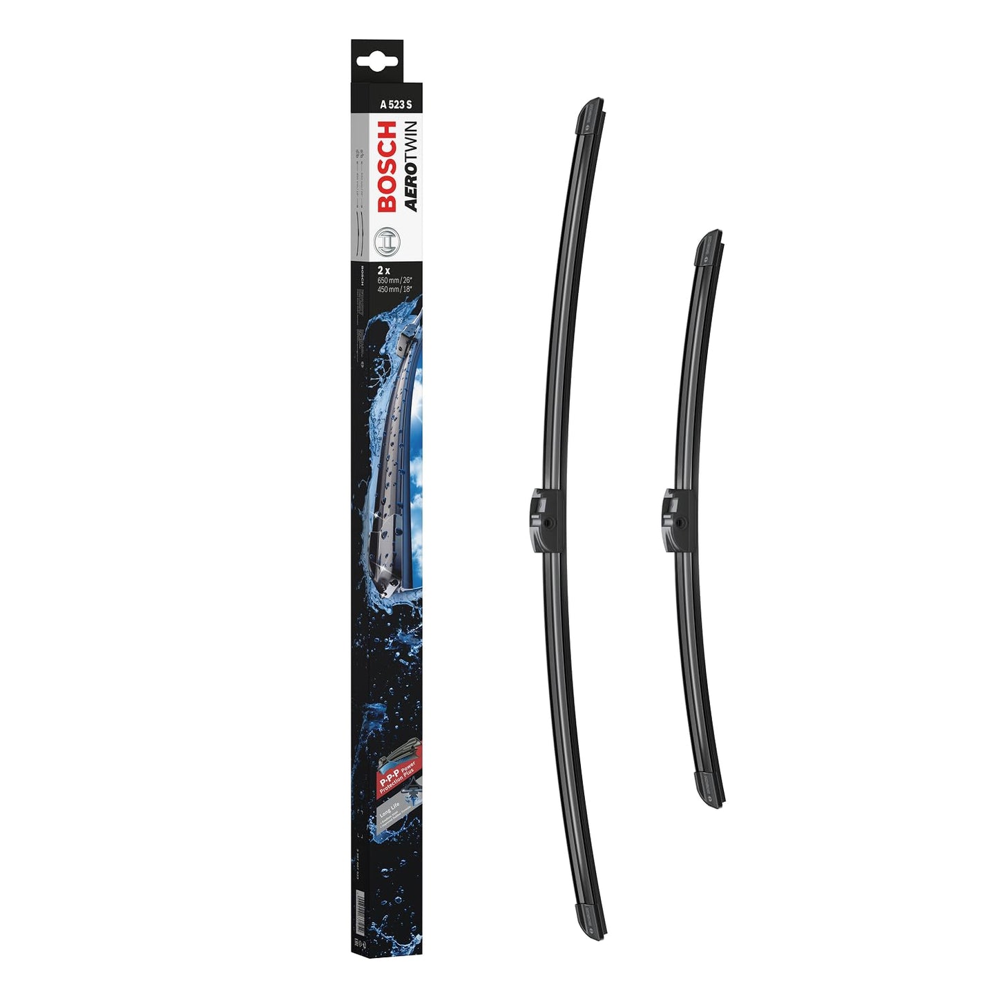 Vējstikla slotiņas Bosch Aerotwin A523S, 650mm/450mm – komplekts BMW un ALPINA