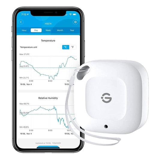 Bluetooth termometrs un higrometrs GoveeLife, temperatūras un gaisa mitruma mērītājs