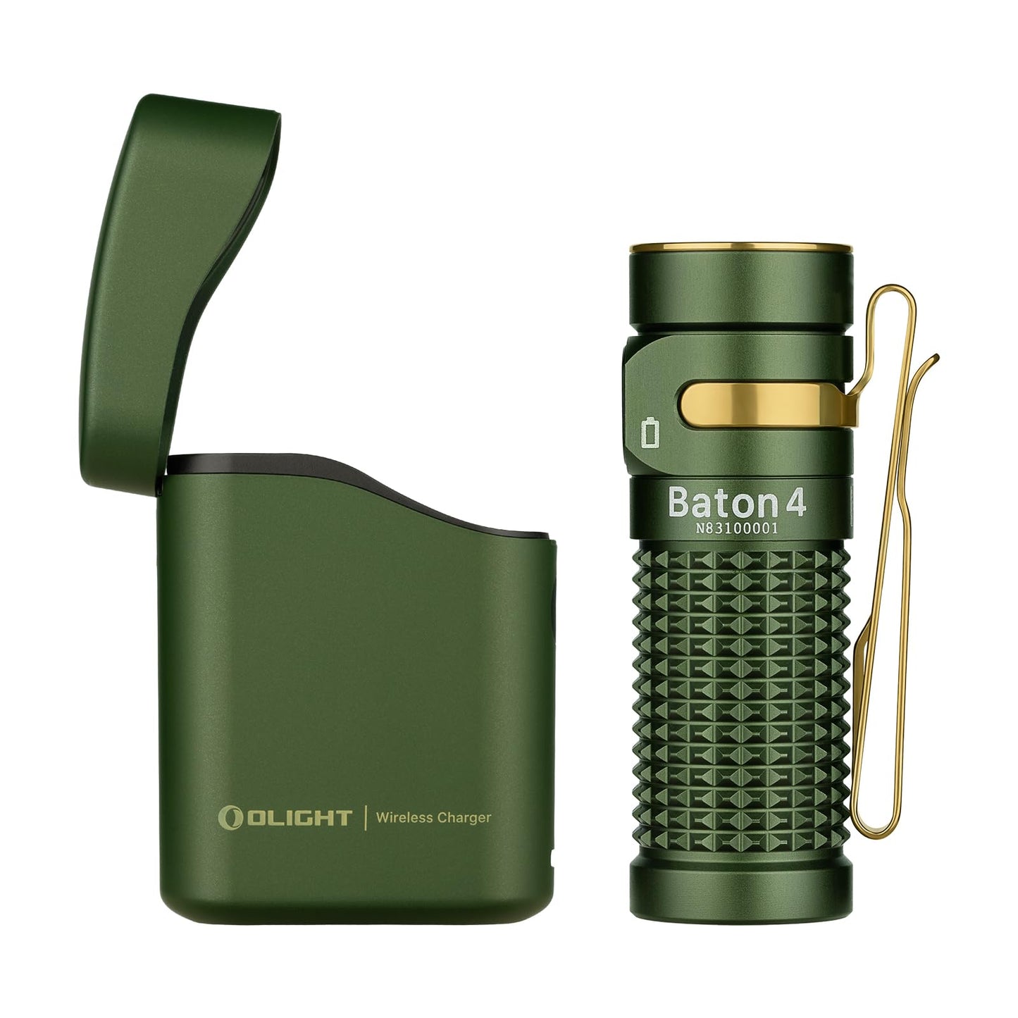 Lukturis OLIGHT Baton 4 kit Mini LED, atkārtoti uzlādējams ar uzlādes futrāli