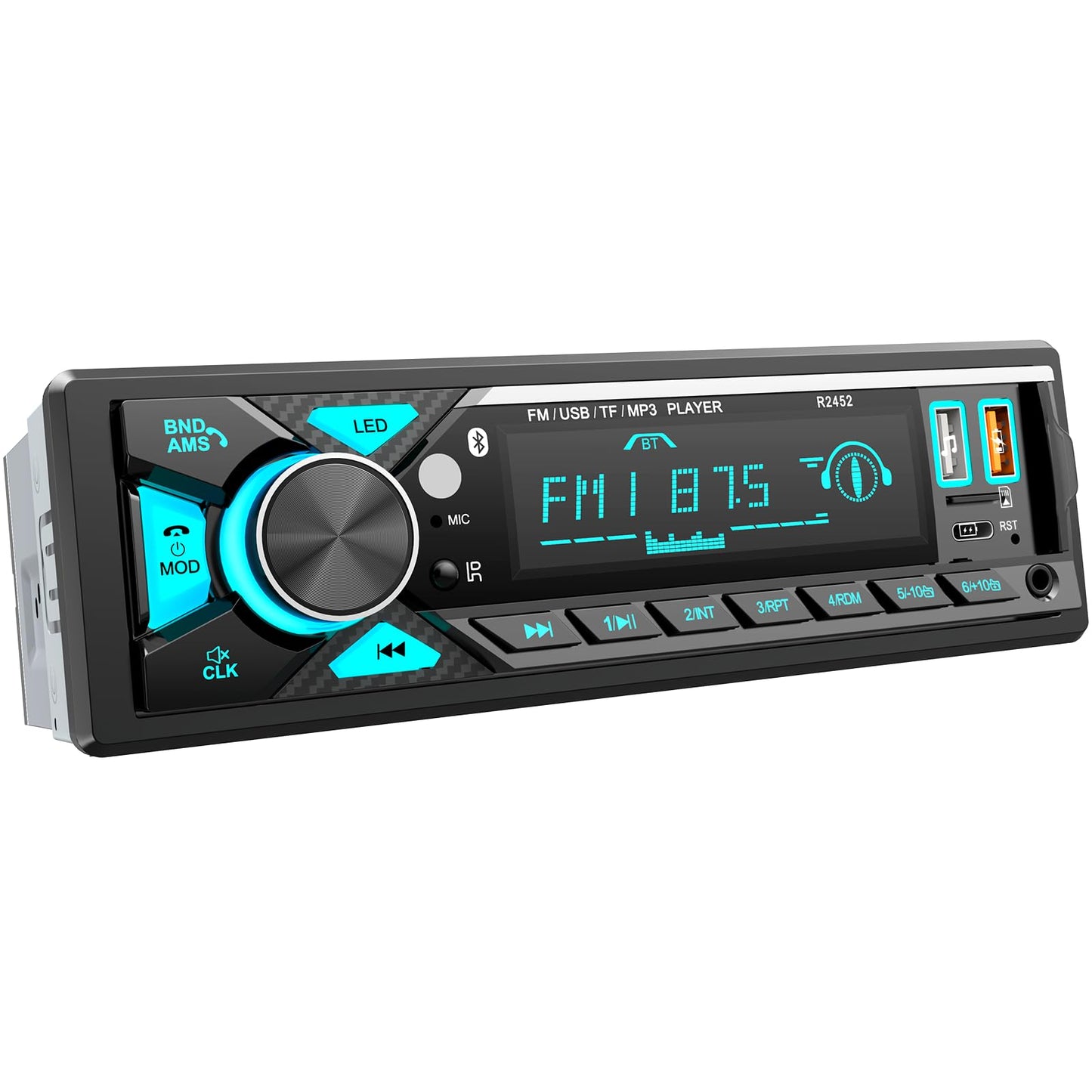 1 DIN auto magnetola ar Bluetooth, CENXINY RDS autoradio