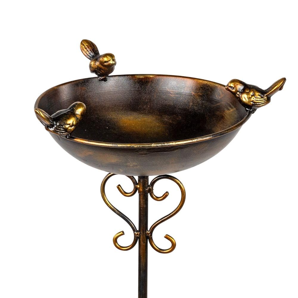 Putnu barotava Formano, 107x23cm, metāla, 1 gab., antīka stila, dārza dekorācija puķu dobei vai balkonam