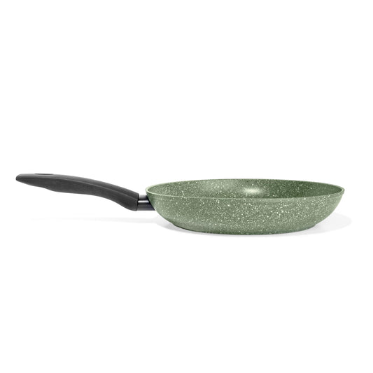 Prestige Eco nelipīga cepšanas panna - Nelipīgs augu bāzes pārklājums, 28 cm, bez PFOA, piemērota indukcijai, zaļa.