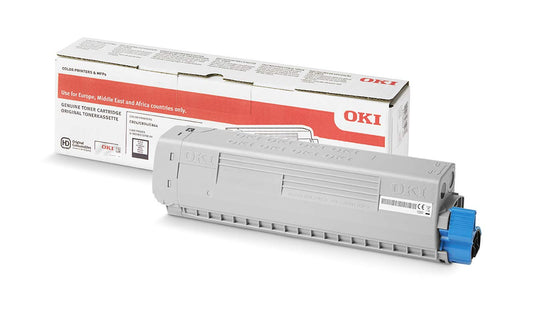 Toneris OKI C824 - Melns, 5000 lapas, augstas kvalitātes toneris, saderīgs ar OKI C824 printeriem.