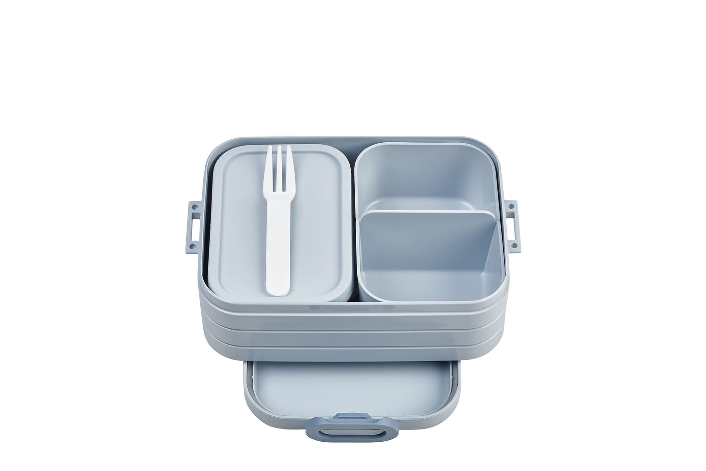 Bento pusdienu kaste Mepal - Bento Brotdose Midi TAB, brokastu kārba ar Bento kasti, 900 ml, Nordic blue