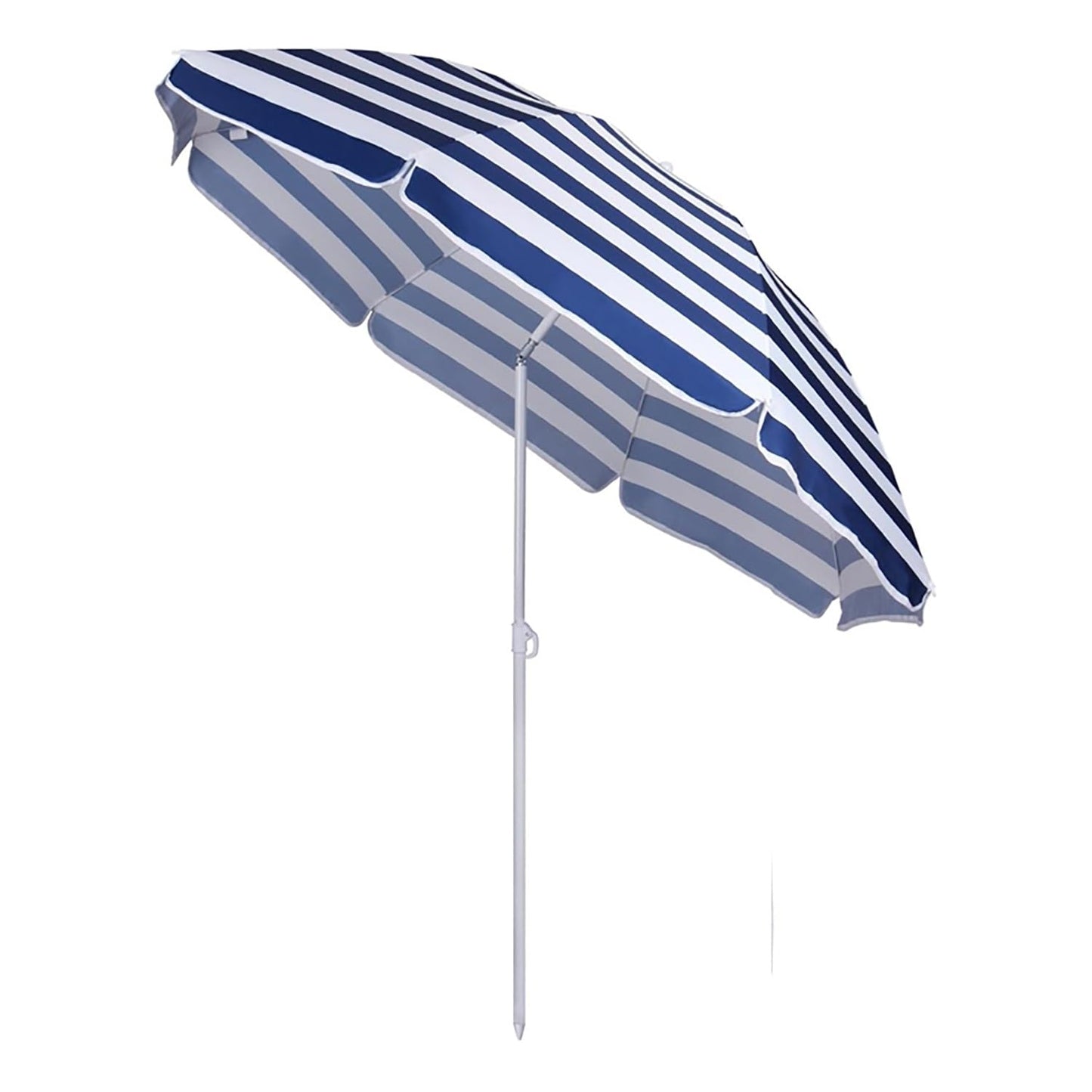 Saulessargs Sunula 160 cm ar aizsargpārvalku, nolokāms un regulējams augstumā, saulessargs pludmalei, terasei un dārzam, UPF 50+ UV aizsardzība, GRS pārstrādāts pārklājums