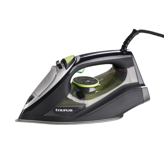 Taurus tvaika gludeklis - 3000 W, tvaika padeve 200 g/min, precīzs gals, anodēta zole, ECO pozīcija, melnā krāsā.
