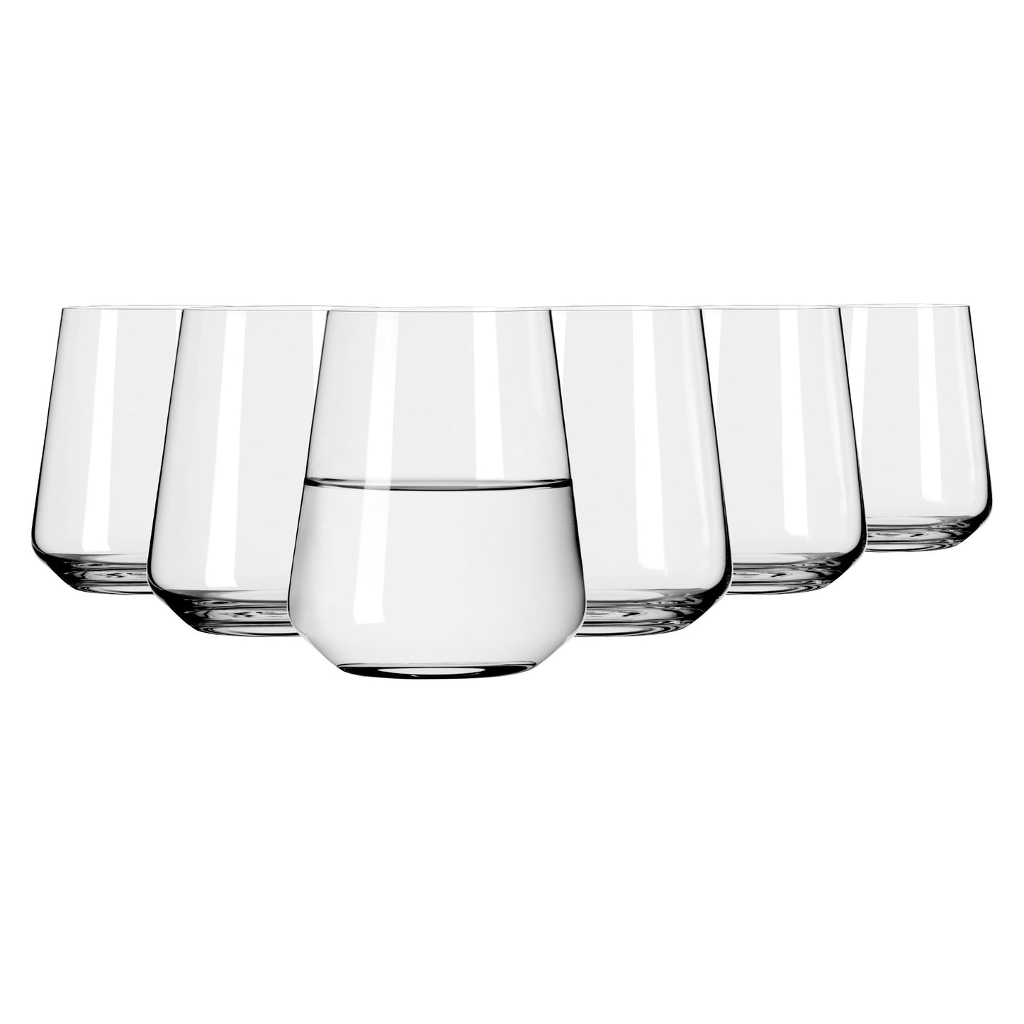 Ūdens glāzes RITZENHOFF 6301003 Lichtweiss, 500 ml, 6 gab., dāvanu komplekts, kristāla glāzes