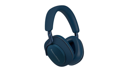 Bowers & Wilkins PX7 S2e - Over-ear headphones, noise-canceling, wireless, Qualcomm aptX™ Adaptive, 30-hour playback, ocean blue.