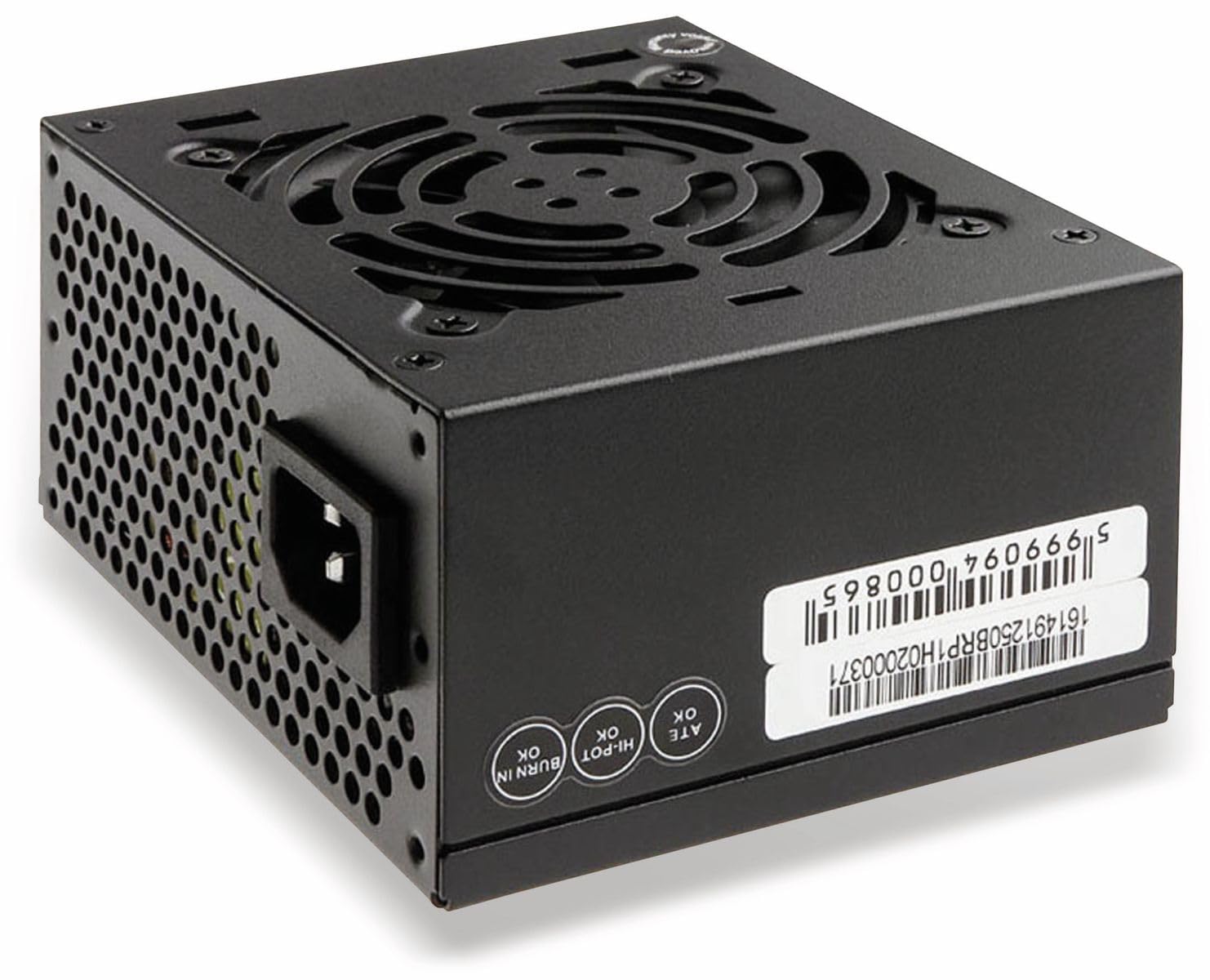 KOLINK KL-SFX350 - 350W 80 Plus Bronze power supply, compact design, black finish, efficient performance.