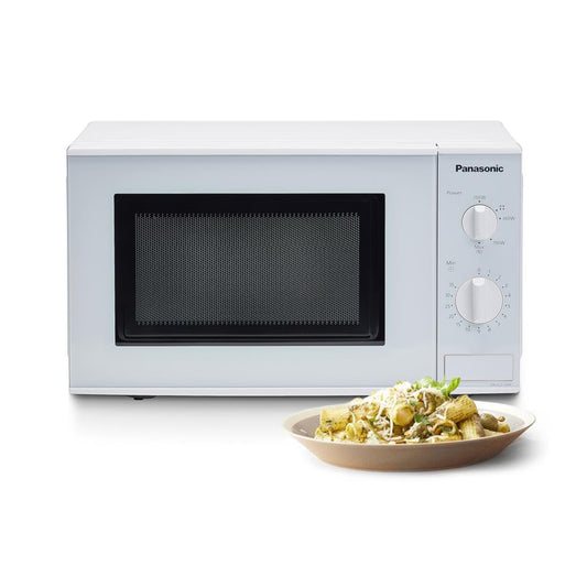 Panasonic NN-E201WMEPG Solo mikroviļņu krāsns (800 vati, 20 litri) balta