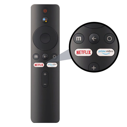 Leyf aizvietošanas tālvadības pults Xiaomi Mi Stick - saderīga ar Mi Box S/Mi Box 4X/ MI TV P1, Q1, 4S, 4K, 4A, Q1E (XMRM-00A) - Bluetooth un balss vadība