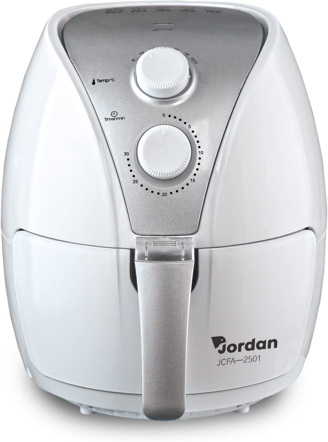 Jordan karstā gaisa fritieris - 1700 W, 3,5 l, 2 gadu garantija, trauku mazgājamai mašīnai, balts