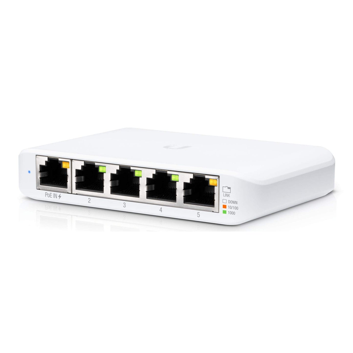 Tīkla slēdzis Ubiquiti USW-Flex-Mini, pārvaldāms, 5X Gigabit Ethernet, 1xPoE