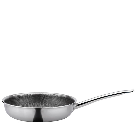 Spring Vulcano Cut Resist PURE XL Ø 28 cm - Stainless steel, non-stick, 100% PFAS-free, induction compatible, scratch-resistant.