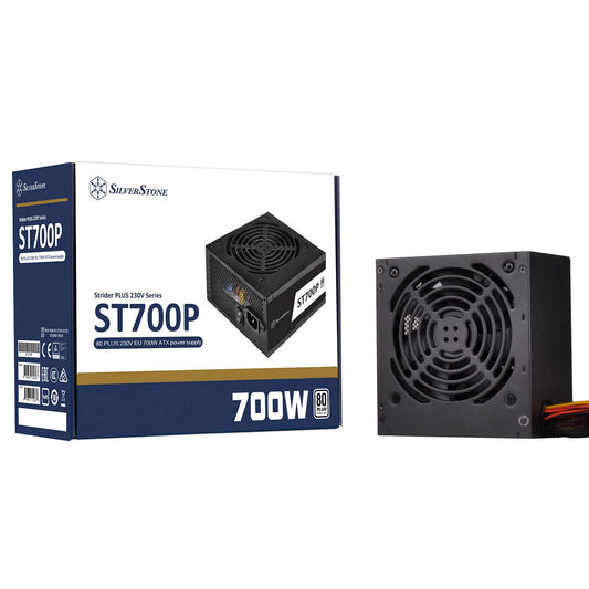 Silverstone SST-ST700-P - 700W 80 Plus ATX power supply with 120mm fan for efficient PC performance.