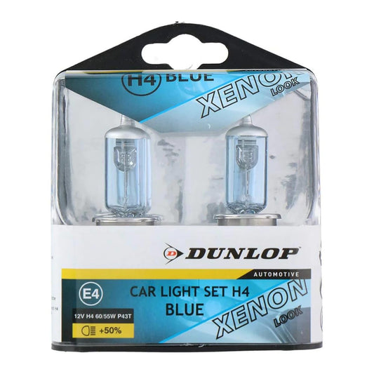 All Ride Dunlop - komplekts ar 2 spuldzēm automašīnām, 12 V, H4 Xenon Dunlop.