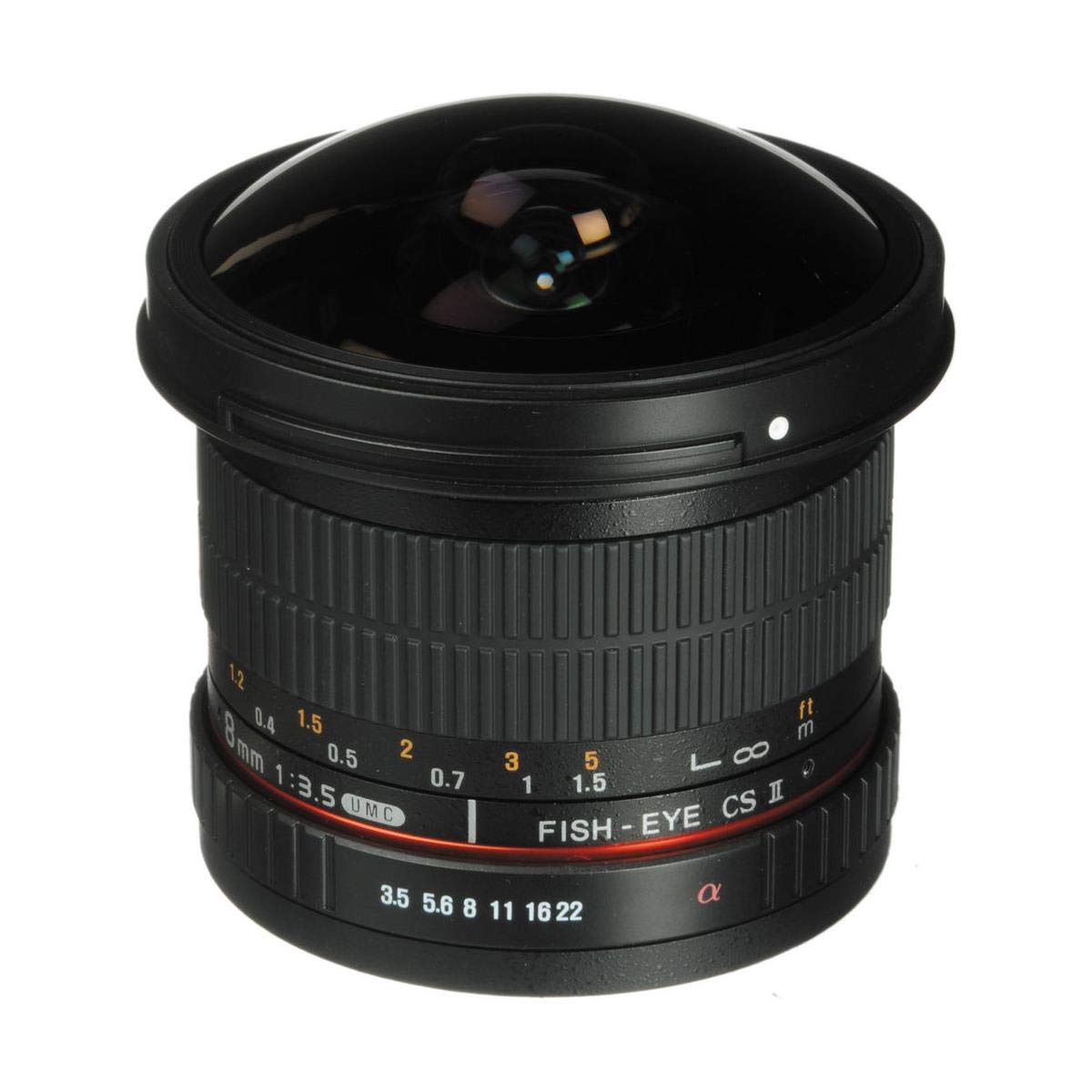 Rokinon HD8M-NEX 8 mm f/3.5 HD zivju acs objektīvs ar noņemamu diafragmu Sony E-mount DSLR