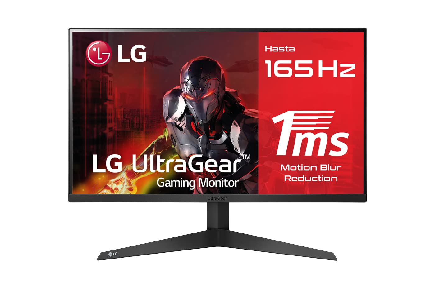 LG 24GQ50F-B.AEUQ - 24-inch gaming monitor, Full HD, 165Hz refresh rate, AMD FreeSync technology.