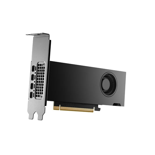 PNY NVIDIA RTX 2000 - 16GB GDDR6, PCIe 4.0, low profile, 4X MiniDisplayPort, 8K support, ultra-quiet active cooling