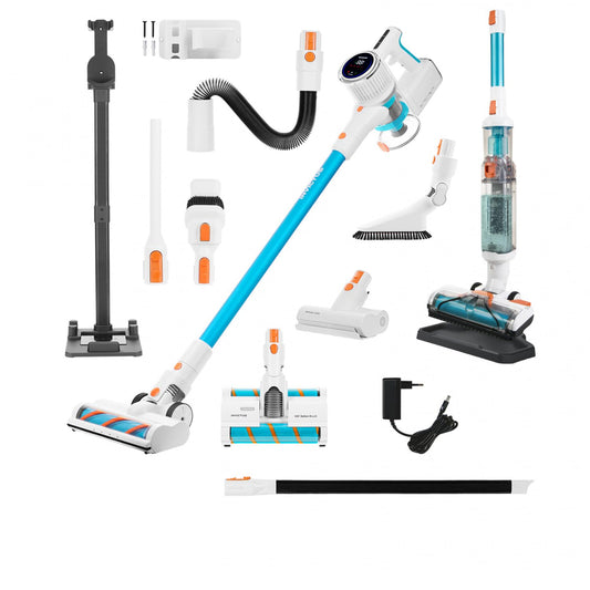 Genius Invictus X7 Facelift A06313 - Wet and dry vacuum cleaner, blue/white, 380 W power.