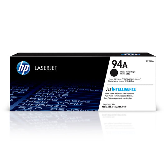 HP 94A Toner Cartridge - Original black toner for HP LaserJet Pro M118 and M148 printers.