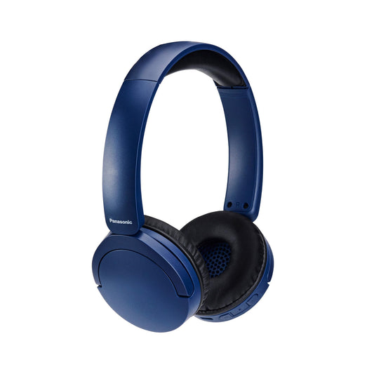 Panasonic RB-HF630BE-A - bezvadu austiņas, Bluetooth 5.3, iebūvēts mikrofons, grozāms dizains, līdz 72h atskaņošanai, zils