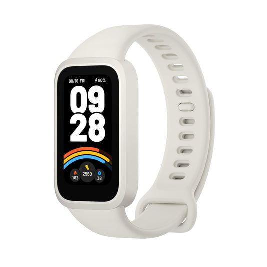 Xiaomi Smart Band 9 Active Balts - 1.47" TFT display, 18-day battery, 50 sports modes, SPO₂ sensor, 5ATM waterproof