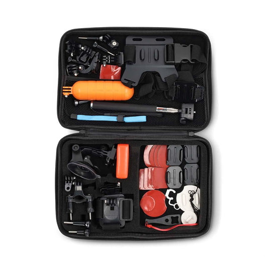 Nedis Action Cam - 5K@30fps - 16 MPikseļi - Ūdensizturīgs līdz: 30.00 m - 80 min - Wi-Fi - Lietotne pieejama: Android/IOS - Iekļauta stiprinājums - Melns