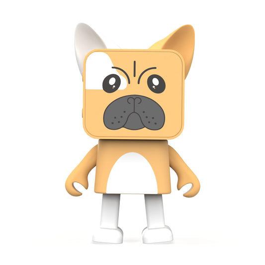 Bluetooth skaļrunis Dejojošs suns - Mazs portatīvs skaļrunis - Jaudīgas kastes - Tālrunim vai datoram - Bezvadu - 5h akumulatora darbības laiks - Jautrs oriģināls dizains - Augstākā tehnoloģija - Mob