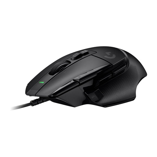Logitech G502 X - LIGHTFORCE hibrīdie slēdži, HERO 25K sensors, saderīga ar PC, melna spēļu pele
