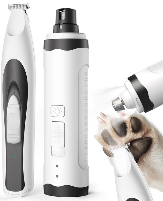 2-in-1 ķepu trimmeris suņiem oneisall + nagu slīpmašīna suņiem