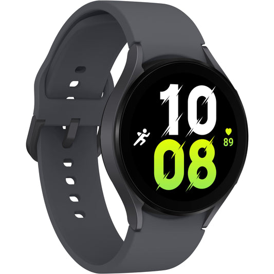 SAMSUNG Watch 5 R915 LTE - Grey smartwatch with fitness tracking, heart rate monitor, and GPS features.