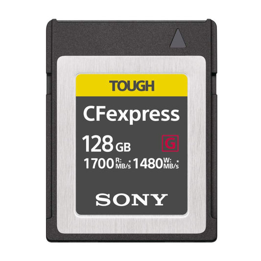 Sony Cfexpress 128GB B - izturīga atmiņas karte ar ātru datu pārsūtīšanu un lielu jaudu.