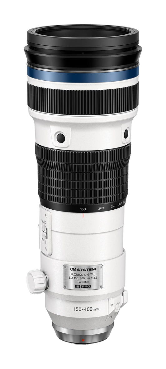 OM SYSTEM M.Zuiko Digital ED 150‑400mm F4.5 TC1.25X is PRO, saderīgs ar Olympus, OM SYSTEM un Panasonic MFT kamerām