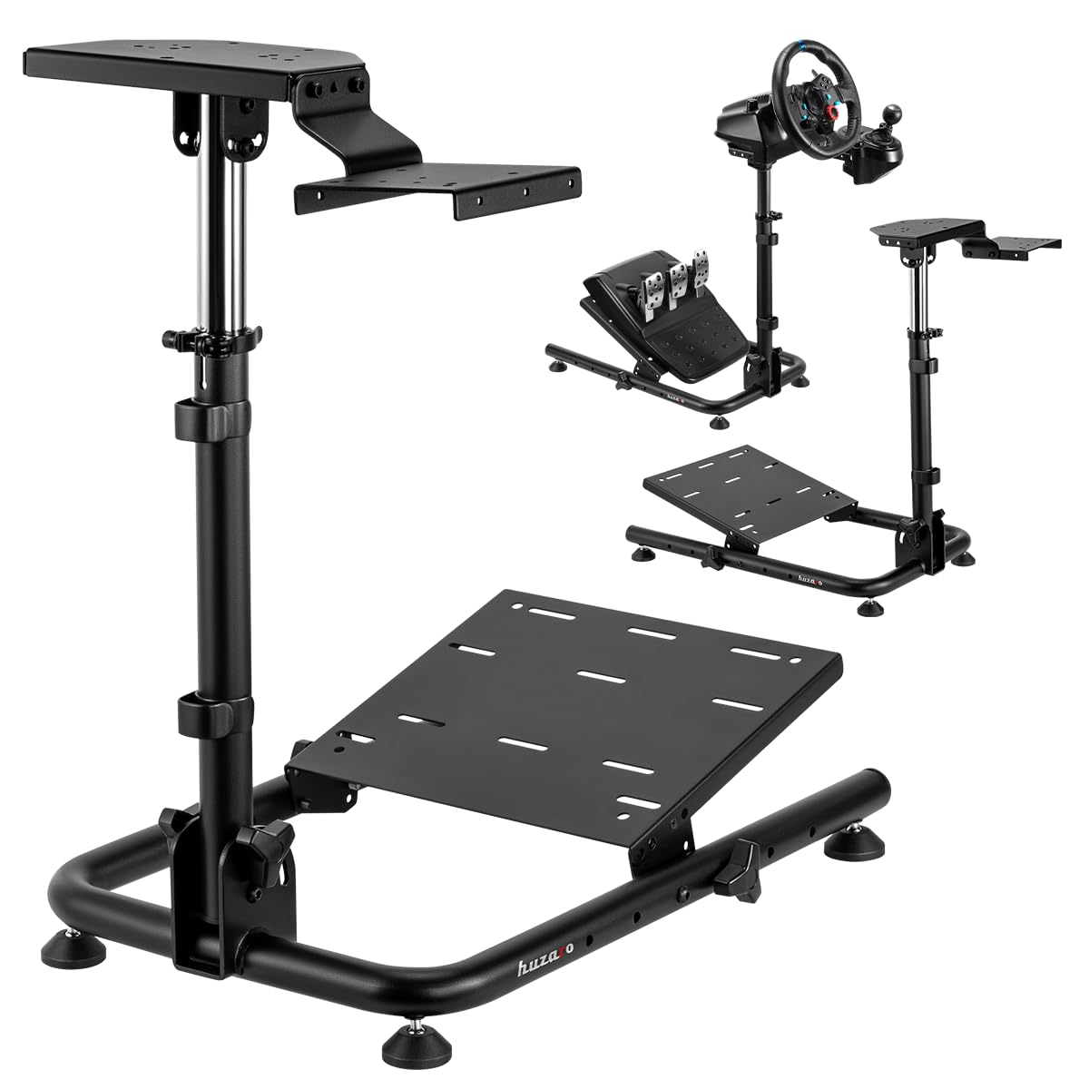 Huzaro Speed 2.0 Simracing stūres statīvs, salokāms Wheel Stand
